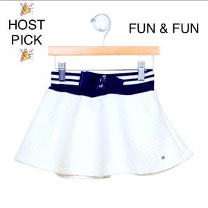 ✅💯 AUTHENTIC FUN & FUN GIRLS QUILTED SKIRT W/ BOW